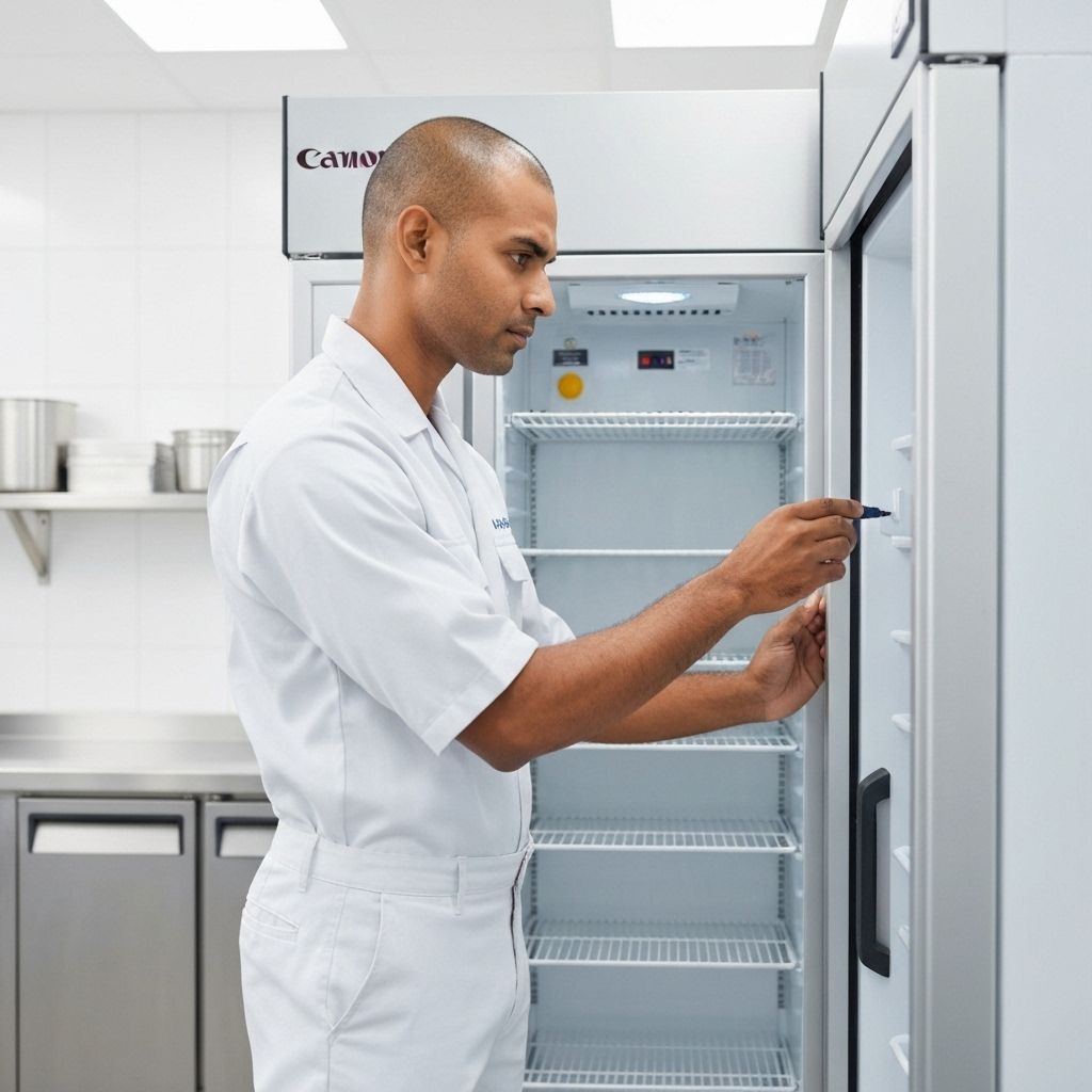 Serviço de geladeiras e freezers